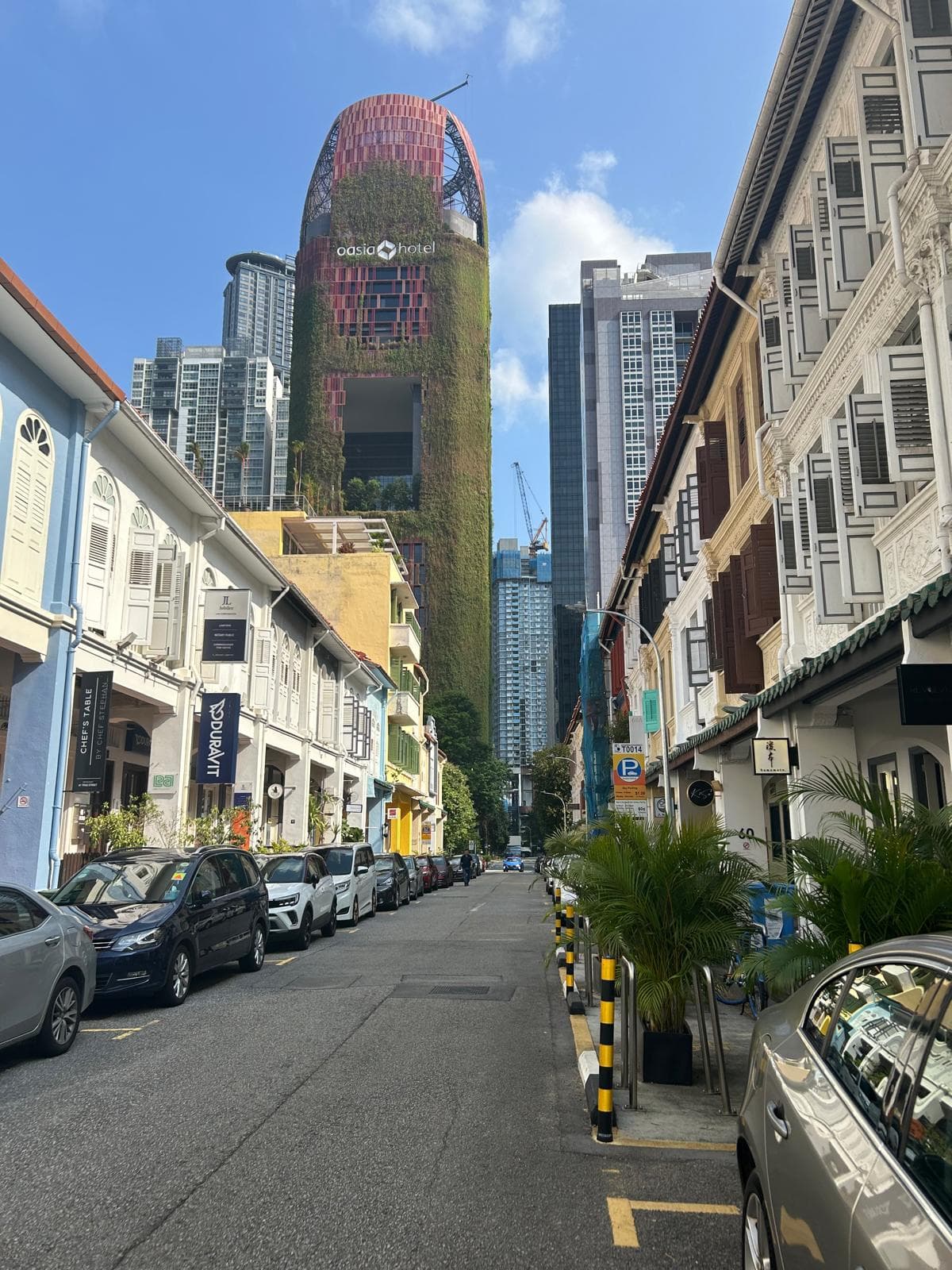 Oasia Hotel and shophouses, Downtown Singapore